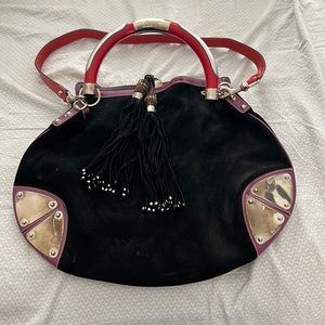 Gucci velvet tote